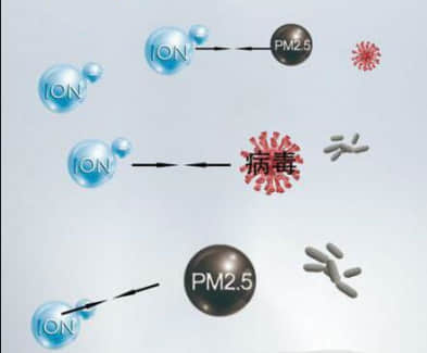 負(fù)離子的作用與功效之空氣凈化